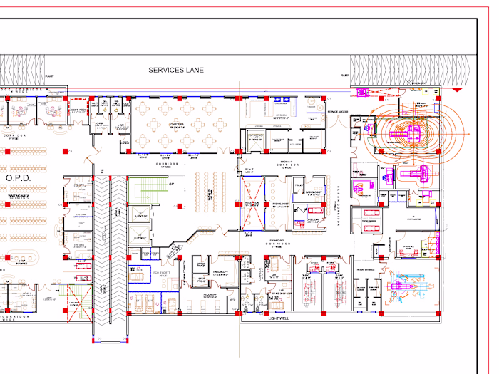 Private Hospital - Radiology floor plan