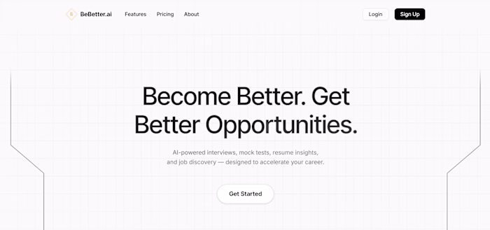 BeBetter AI —  Intelligent Career