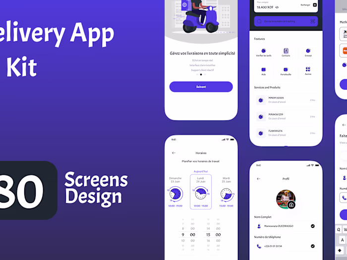 Delivery App Ui Kit