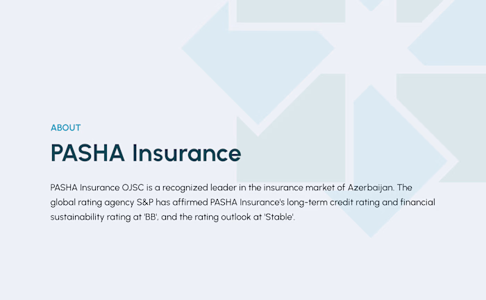 PASHA Insurance Website Redesign - UX/UI on Behance