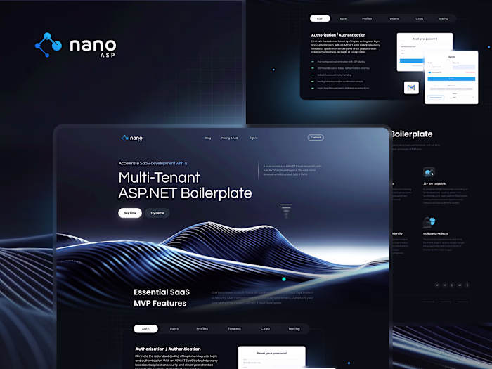 Landing Page Design for SaaS Platform