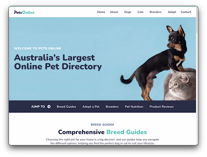 I built the programmatic directory