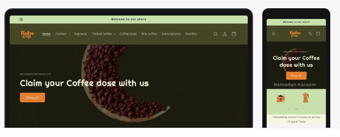 Kobecup: Specialty Coffee Shopify Ecosystem