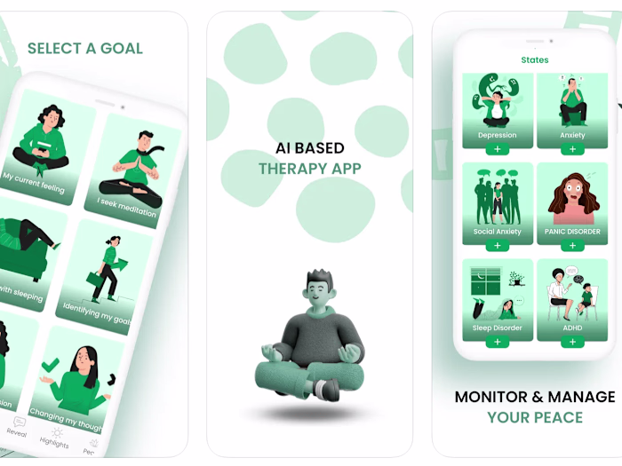 ‎RiseUp: AI based Therapy
