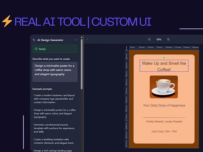AI-Enhanced Design Studio Development