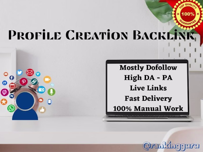 I will do 299+ very High DA-PA and Low Spam Score Social Profile