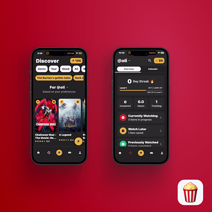 WatchMaster App - Mockups