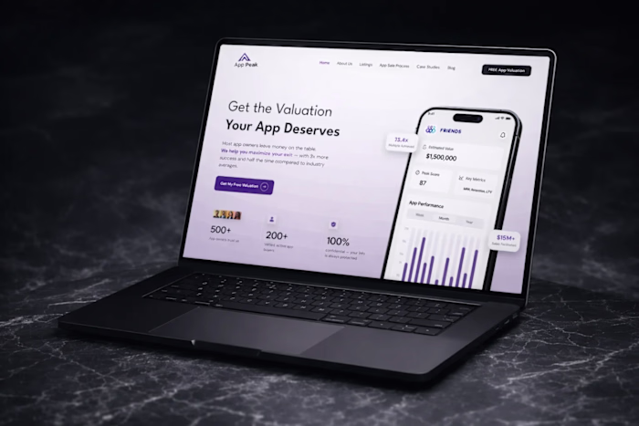 AppPeak - Figma Redesign &