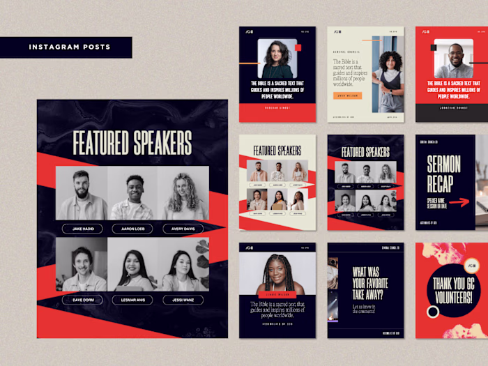 Social Media Conference Graphics