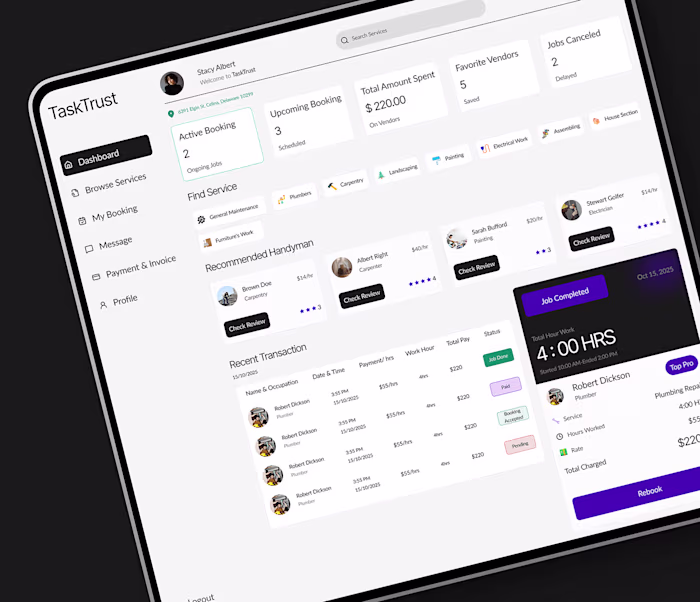 HANDYMAN SERVICE: TaskTrust