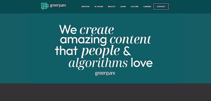 Green Park Digital Website