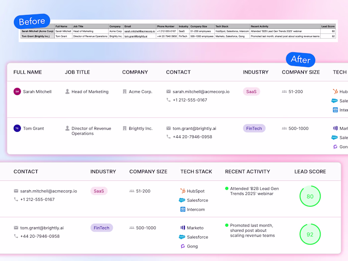Data Visualization for Findymail