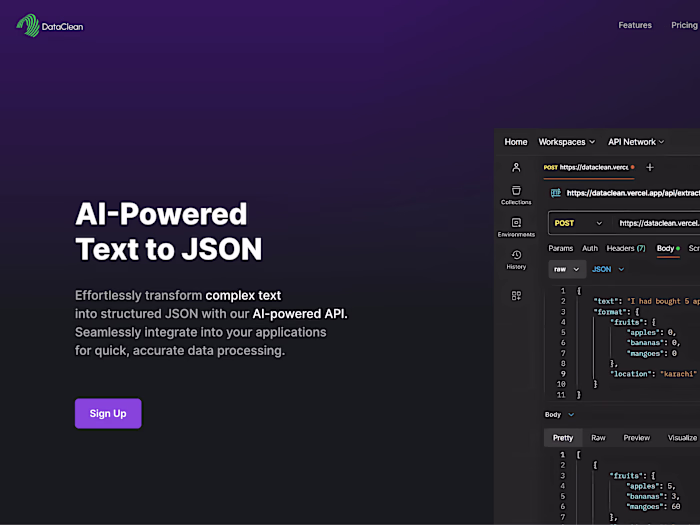 Dataclean - transform your data into database