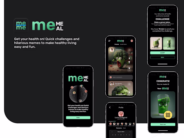 meMeal mobile app. Hackathon edition