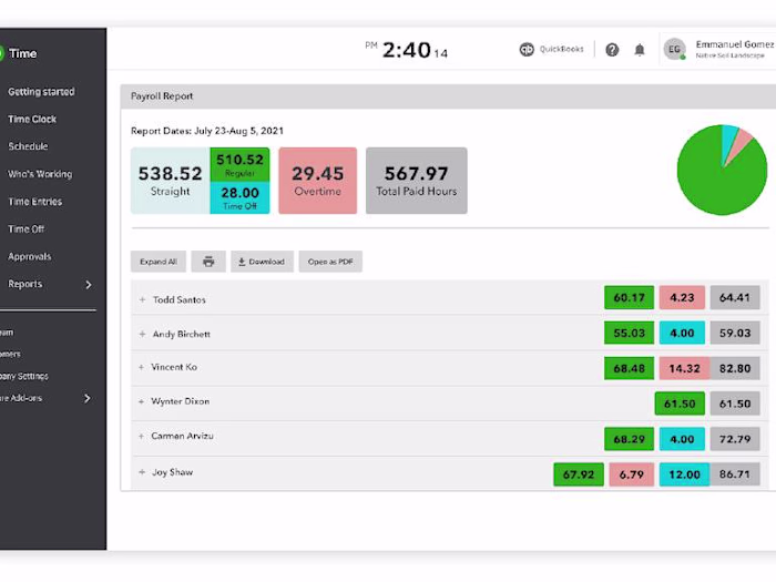 Quickbooks Specialist for Hour Tracking and Invoicing