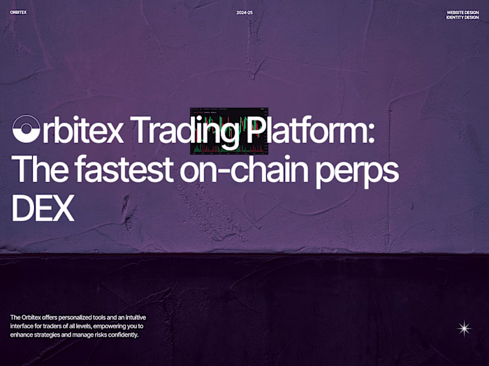 Orbitex: The fastest on-chain perps DEX