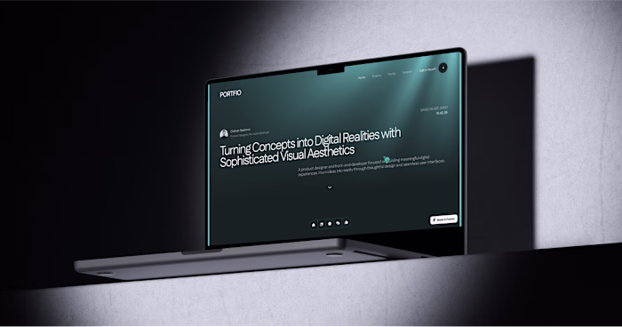 Portfio — Portfolio template