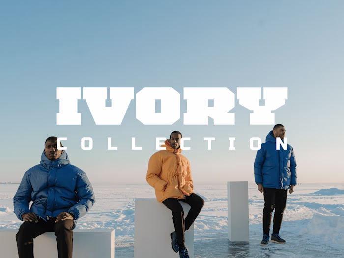 Ivory Collection Brand Identity | Winterwear Fashion