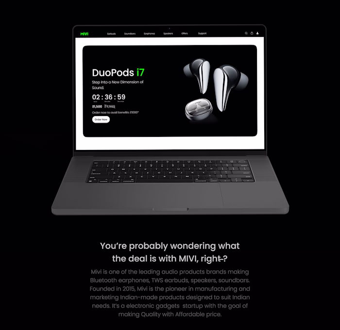 MIVI | Redesign Website :: Behance