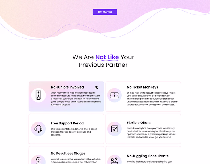 Agency Website Design on Behance