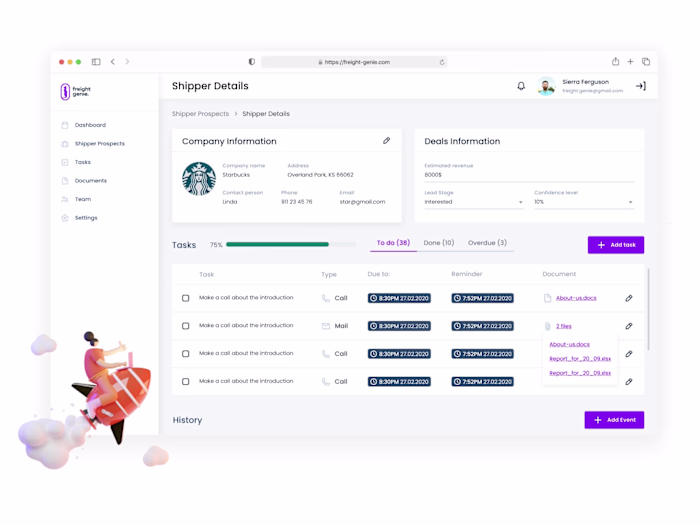 Freight Genie — Natalia Shkuratova