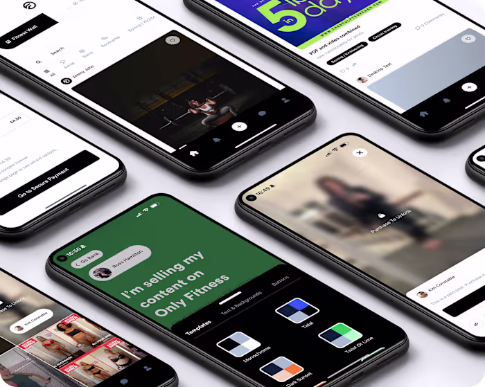 OnlyFitness App Development (UI/UX & Coding)