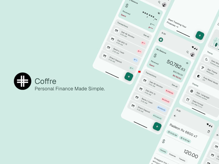 Coffre: Personal Finance Android App Development