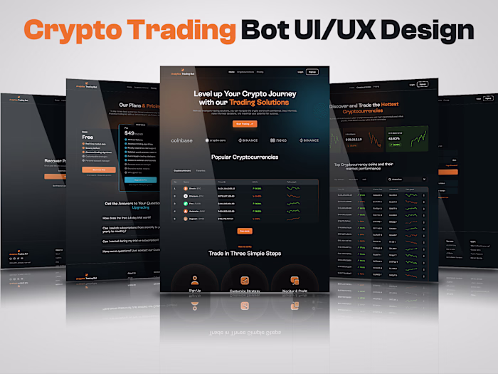 Analytics Trading Bot UI/UX Design