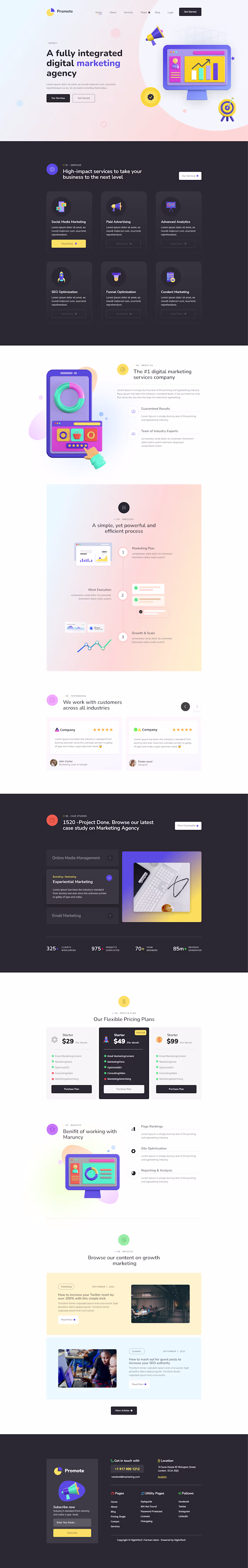 Digital Marketing Agency Website