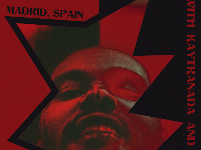 The Weeknd's concert in Madrid - Poster