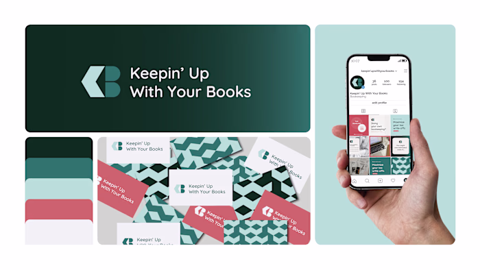 Keepin' Up With Your Books Mini Branding 👩🏻‍💻