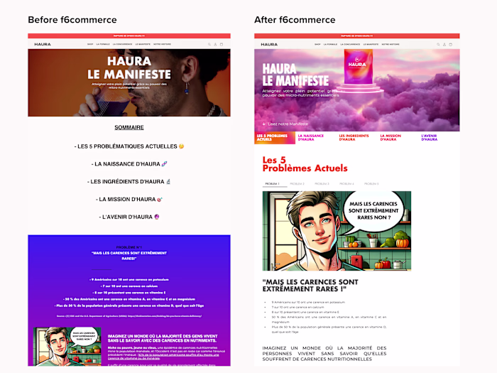 Haura Manifesto Page Redesign