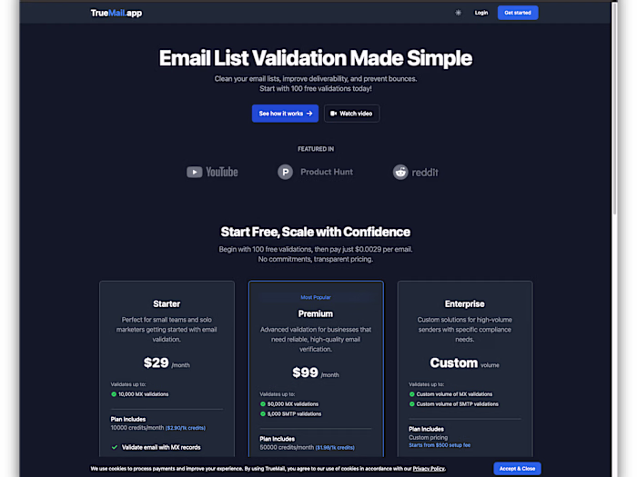 TrueMail | Email List Validation Made Simple