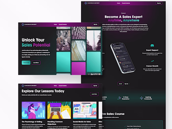 CUNI - Web Application (Educational Platform)