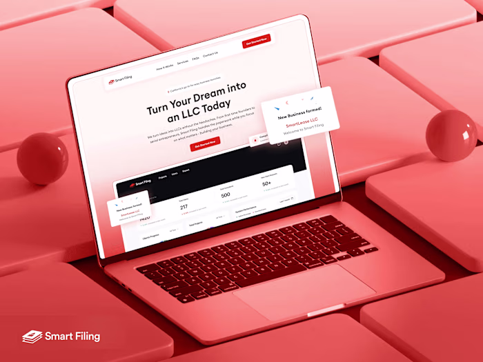 Smart Filing Website Redesign and Development
