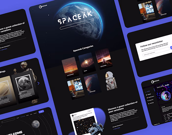 Speceak - Webdesign
