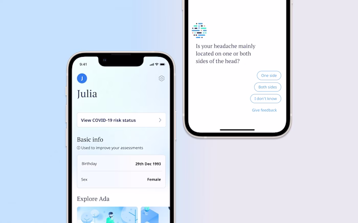 Ada - medical health profile