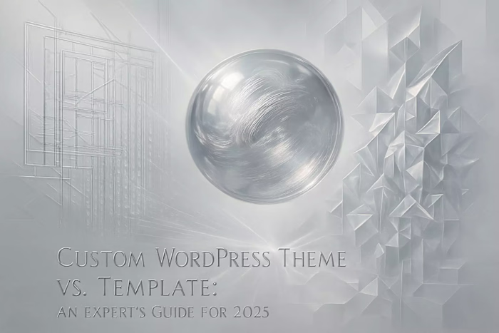 Custom WordPress Theme vs. Template: An Expert's Guide for 2025