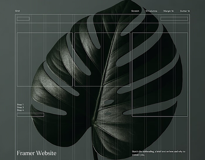 Framer Website for Green Services | Landing page