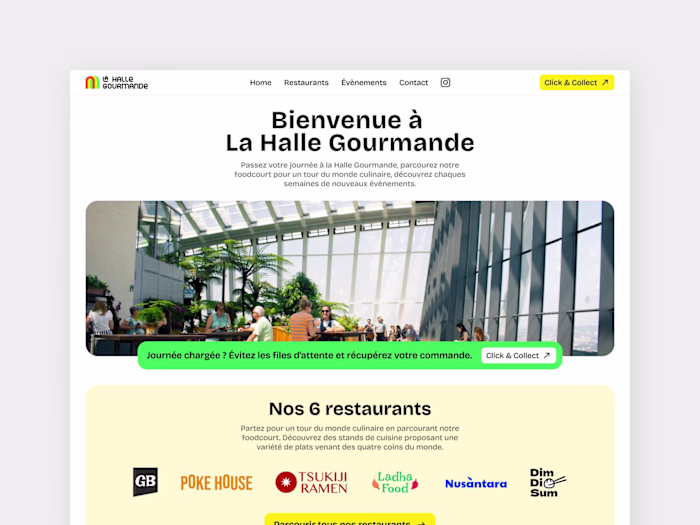 LHG Foodcourt - Website