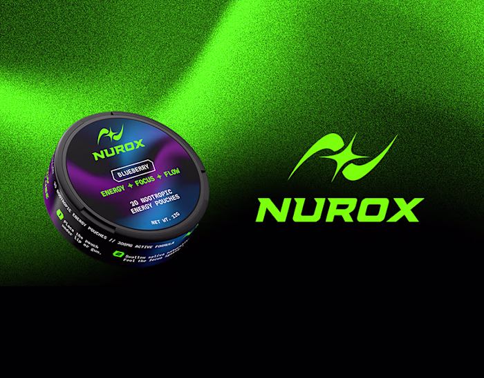 NUROX Brand Visual Identity and Packaging Design