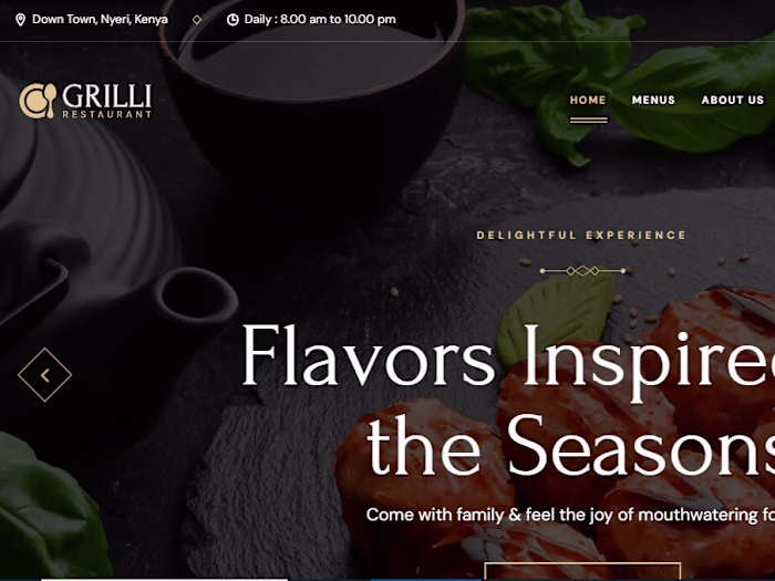 Restaurant Website