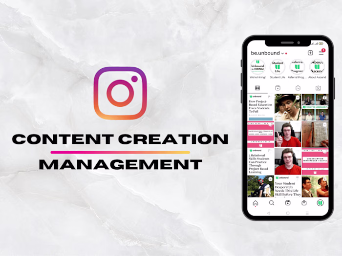 Social Content Creation and Management for Unbound (B2C)