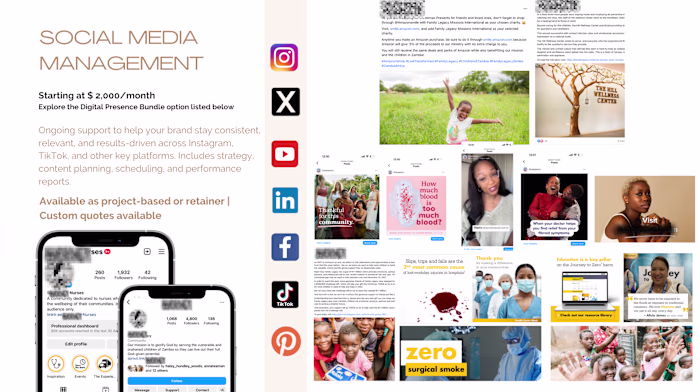 Social Media Management Service Offer