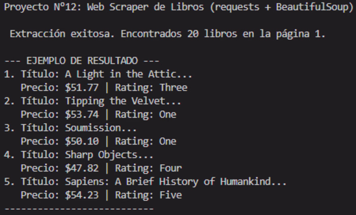 Book Catalog Web Scraper (Web Data Extraction with Python)