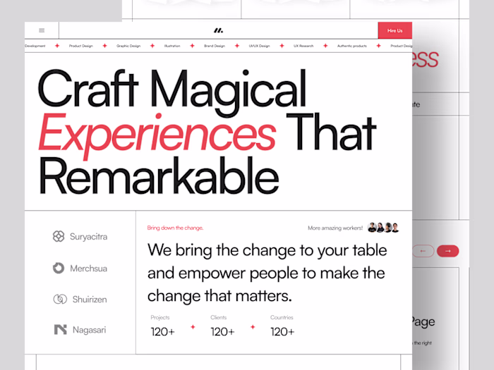 Creative Design Agency Landing Page