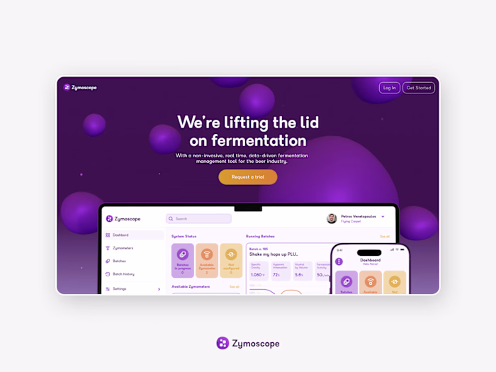 Mobile App Design for Fermentation Monitoring