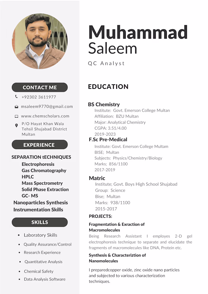 ATS-Friendly Resume/CV Creation Services