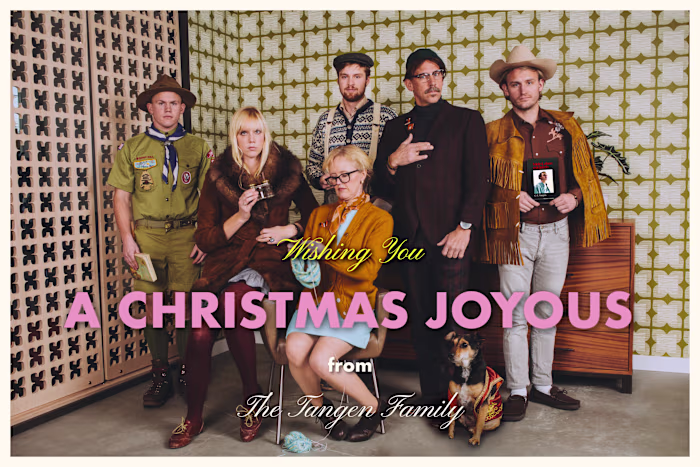 A Wes Anderson Family Christmas Card