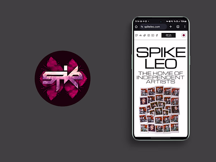 Spike Leo Music - Custom Webflow development